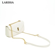 SERENITY-LARISSA EXCLUSIVE CHAIN HANDBAG VINTAGE QUILTED EMBOSSED CROSSBODY LARGE CAPACITY SHOULDER 