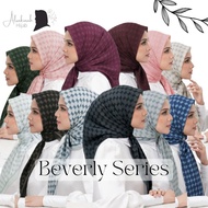 SQUARE HIJAB WITH BEVERLY BUTTON SCRAPES MOTIF BESTSELLER VOAL PREMIUM SEMI ORIGINAL LASER 3 POINTS 