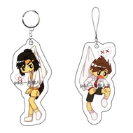 lego keychain Lego Phantom Ninja Anime Mobile Phone Lanyard Lloyd Keychain Schoolbag Pendant Seconda