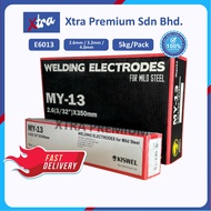 KISWEL MY-13 E6013 WELDING ELECTRODE - 2.6MM/3.2MM/4.0MM (5KGS) KOREA BRAND #E6013