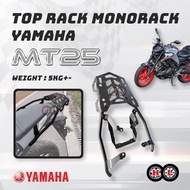 HEAVY DUTY TOP RACK BOX YAMAHA MT25 - Bracket Top Box Yamaha MT25 Monorack Universal EMS Rack Alumin