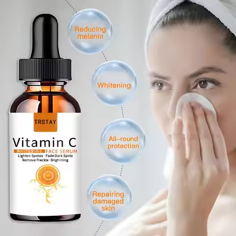 TRSTAY Vitamin C Serum For Face Moisturizing Brightens Skin Repair Smooth Facial Essence Serum Facia