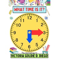 Laminated Clock for Kids Clock Durable and Usable Clock for Kids