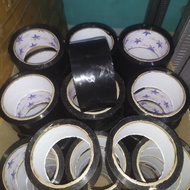 (1 kg 7-9 rolls) black duct tape 45 mm sorted BS reject rijek insulation kiloan