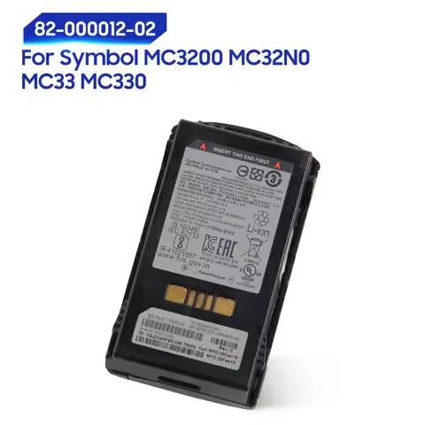 High-Quality Replacement Battery For Symbol MC33 MC330 MC3200 MC32N0 82-000012-02 Rechargable Li-ion