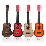 Classic Mini 25'' Kids Acoustic Guitar Musical Instrument Toy Xmas Gift Red