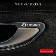 สติกเกอร์การมีสไตล์ภายในรถสติ๊กเกอร์ตกแต่งโลหะ3D โลโก้รถกระจกมองหลังมือจับประตูสติกเกอร์ที่สร้างสรรค์สติ๊กเกอร์ตกแต่งหน้าต่างสำหรับ Toyota Honda นิสสันมิตซูบิชิฮุนได
