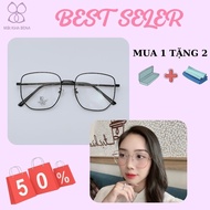 DARA polygonal eyeglass frames, fashion glasses for men and women, anti-blue light metal frames CK00