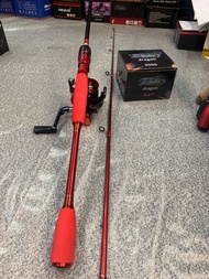 Joran dragon force 1.8M set Reel