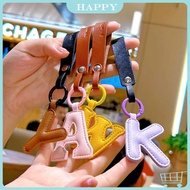GANTUNGAN 26 letters Initial Letter Keychain - Letter Hanger Bag Charm Keychain Alphabet Bag Charm K