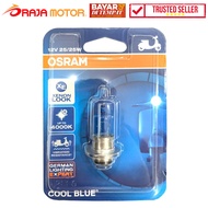 MURAH NAMPOL - Osram Lampu Bohlam Depan Halogen Kaki 1 12 V 25W - Cool Blue - KODE VOUCHER: DIRUMAH