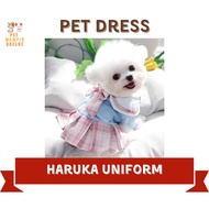 HARUKA UNIFORM Pet Dress Dog Cat Skirt