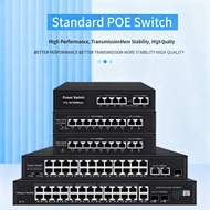 6 /8 /10ports 10/100M 4/6/8 +2 POE Switch ports poe 802.3at/af 48v (65w-72w) with 2 port uplink for