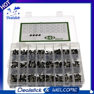 840Pcs/Set 24Values TO-92 Transistor BC547 BC327 BC337 2N2222 3904 PNP/NPN Transistors Set Electroni