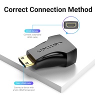 Mini HDMI Male to HDMI Female Adapter 4K 30Hz HDMI Converter TV Projector
