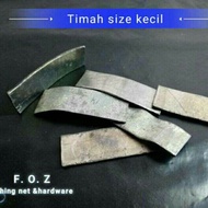 👆Ready stock👆Batu timah batu timah keping untuk jaring pukat ikan udang Lead sinker for casting fish