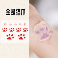 Cute Cat's Paw Color-changing Car [] Cat's Paw Color-changing Tattoo Stickers Cat's Paw To Hand Tota