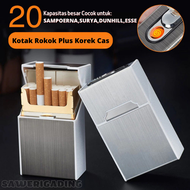KOTAK ROKOK KEREN PLUS KOREK 20 BATANG | TEMPAT ROKOK KEREN ISI 20 SURYA | TEMPAT ROKOK KEREN ISI 20