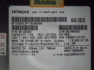  HITACHI硬碟  SATA  1TB  型號: HDS721010CLA332