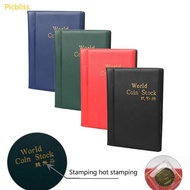 Picbliss World Coin Stock Album Book for Case Coin Holders Collection Storage Coin Collec