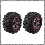 (PQAT) For 1/10 9125 RC Trucks Car Tires Wheels 25-ZJ02 for High Speed 9125 RC Cars S920 RC Trucks (