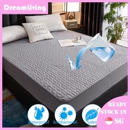 💕Ready Stock💕Waterproof Quilted BedSheet / Bed Cover / Mattress Protector / Single Queen King Size / 防水夹棉床笠床单