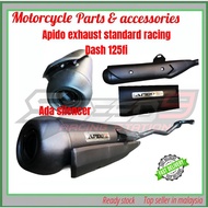 Apido racing exhaust wave alpha cx v2 / dash125fi dash 125fi dash110 v2 fi standard racing future125