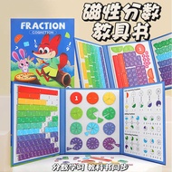 Ear Early Childhood Education Magnetic Fraction Disc Cognitive Children Drawing Board Puzzle Parent-