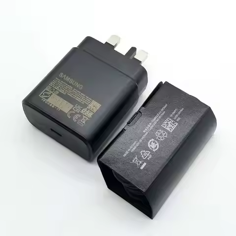 Samsung 45W UK Plug Charger Super Fast Charge Adapter For Galaxy Z Flip Fold 6 5 4 3 2 S24 S20 S21 S