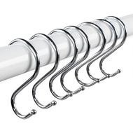 Set of 5 Thick S-Shaped Stainless Steel Hangers with Cables for Hanging Supplies [5 Pieces]