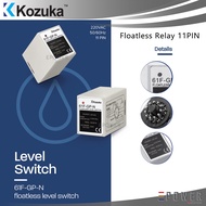 KOZUKA FLOATLESS RELAY, 240VAC, 11 PIN, 61F-GP-N FLOATLESS LEVEL SWITCH