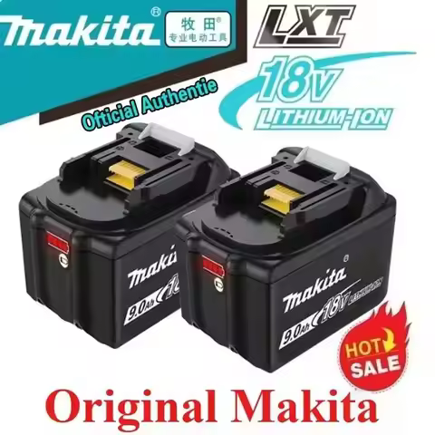 100% Genuine Makita Battery 18V 5Ah 6Ah 9Ah Rechargeable Lithium Battery High Capacity for Makita Co