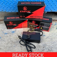 Termurah!! Smart Charger Sepeda Listrik Exotic 48 Volt 12 / 20 AH