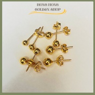 916 Gold Earrings Screw/916 Emas Subang Skru/Anting-Anting Skru *Ready Stock