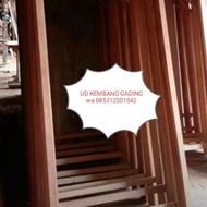 Unik kusen pintu kayu Meranti ukuran standard 2m x 82cm... Limited