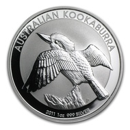 2011 Perth Mint Australia Kookaburra 1 oz .999 Silver Coin BU 1oz