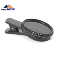 52mm Phone ND Filter ND2 to ND400 Clip-on Variable Neutral Density Filter for Phone Mobile Smart Pho