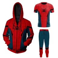 Movie Spider-Man Far From Home Hoodies Spiderman Suits 3D Printed Zipper Jacket Sweatshirts#915