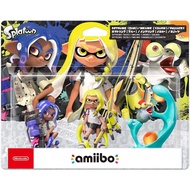 Amiibo Splatoon Series Octaling Blue & Inkling Yellow & Smallfry Figures Toy