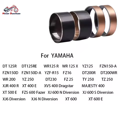 Moto Front Fork Bushing for YAMAHA DT WR YZ 125 FZN TY TZ 150 200 230 250 XJR XT XVS MAJESTY YP 400 