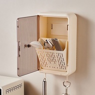 [ks1550.my] Good Things Recommended Chopsticks Cage Wall-Mounted Perforation-Free Household Chopstic