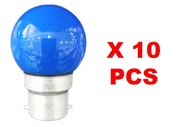 【10 PCS】BLUESKY II G40 COLOUR BULB 5W RED YELLOW GREEN BLUE COLOUR B22 PING PONG BULB DECOR BULB INC
