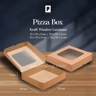Box Kraft Window uk 20x20x5/Kraft Window/Kraft Laminate/box pizza Window/box Deluxe uk20x20x5