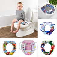 Soft Seat Baby Potty Toddler Toilet Training Kids Tempat Duduk Tandas Budak Dengan Pemegang Self Toi