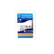 Sanyo eneloop - Charger + 2 AA eneloop batteries - quick charge *Made in Japan