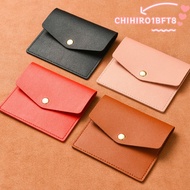 CHIHIRO1BFT8 Card , PU Leather Solid Color Card Holder, Portable Multi-card Slot ID Package Men Wome