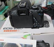 CANON單眼相機650D單機身 1800萬畫素盒裝全套