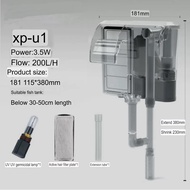 2ft  UV Hang On Filter for fish tank. Quiet and able to restart without adding water.