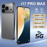 Original 2025 NEW i17 Pro Max 16GB+1TB intelligent 5G dual card dual standby Android 15 system globa