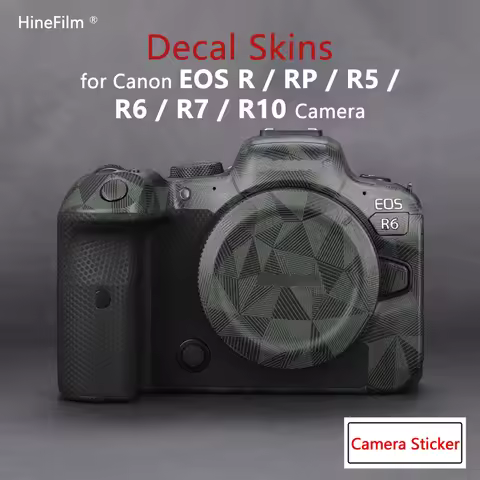 R6 R5 RP R7 R10 Camera Decal Skin for Canon EOS R R6 R5 Camera Skin Wrap Cover Anti Scratch Sticker 
